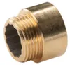 Messing Gewinde-Fitting Hahnverlängerung IG/AG 1" (DN 25) Produktbild-Vorschau 2