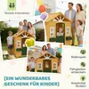 Kinderspielhaus Holz Spielhaus Outdoor mit Tür 3 Fenster 2 Produktbild-Vorschau 8