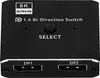 A top-down view of a black DisplayPort bi-directional switch. Produktbild-Vorschau