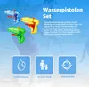 3X Mini Wasserpistolen für Kinder - Große Reichweite & Tank Produktbild-Vorschau 3