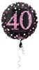 Amscan 3378601, Spielzeugballon, Folie, Pink, Rund, 5 Produktbild-Vorschau 1