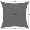BURI - Voile d'ombrage 3,6x3,6 mètres, beige ou gris, forme Voir les images du produit 8