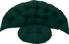 A dark green cushion set for a hanging chair or swing. Produktbild-Vorschau