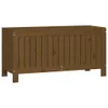 Gartentruhe Honigbraun 108x42,5x54 cm Massivholz Kiefer Produktbild-Vorschau 4
