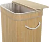 Bambusový koš na prádlo s víkem, 80 l Náhled obrázku produktu 3