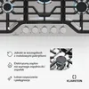Płyta gazowa Klarstein Turbocast, stal nierdzewna 304, 5 Podgląd zdjęcia produktu 5
