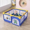 LZQ Laufstall Baby 127x127cm, Laufgitter Baby Absperrgitter Produktbild-Vorschau 12