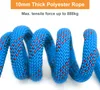 Outdoor Kletterseil - 10mm, 20m, in Blau, statisches Produktbild-Vorschau 2