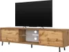 Selsey Lefyr - TV dolní skříňka ve vzhledu dřeva dub Wotan Náhled obrázku produktu 3
