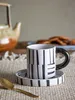 Frankie Tasse mit Untertasse, Schwarz, Steingut Produktbild-Vorschau 2