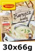 A package of Winiary white borscht soup with ingredients listed and a serving suggestion. Produktbild-Vorschau