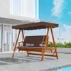 Outsunny 2 in 1 Hollywoodschaukel mit Liegefunktion, Produktbild-Vorschau 3