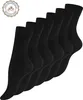 Yenita® 6 Paar 100% Baumwoll-Socken 35-38 schwarz Produktbild-Vorschau 1