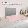 KitchenYeah© Herdabdeckplatte Marmor - Roségold - Linie , Produktbild-Vorschau 3