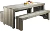 Gartenmöbel-Set Amsterdam Kiefer 8-Sitzer 3-teilig grau Produktbild-Vorschau 3