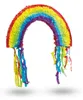 Regenbogen Pinata bunt 58 x37cm Kinder Partyspiel Produktbild-Vorschau 8