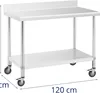 Expondo Royal Catering Tavolo in acciaio inox con rotelle - Anteprima dell’immagine prodotto 5