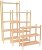 ROJAPLAST Holzregal 120 × 75 × 30 cm, 4 Fachböden Produktbild-Vorschau 2