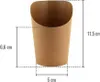 Wrap Cups, Pappe 230 ml 11,7 cm x 7 cm x 6,5 cm braun Produktbild-Vorschau 1