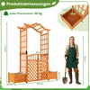 Łuk różany COSTWAY z 2 skrzynkami na kwiaty, 183 x 18 x 210 Podgląd zdjęcia produktu 3