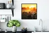 MuchoWow® Gerahmtes Poster Kühe - Sonnenuntergang - Wiese - Produktbild-Vorschau 3