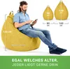 Green Bean® Indoor Sitzsack "Home Linen" mit 200 Liter EPS Produktbild-Vorschau 5