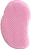 A pink hairbrush with many small bristles. Produktbild-Vorschau