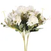 3 Stück Künstliche Blumen Seidenblumen Hortensien Produktbild-Vorschau 6
