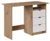 Stôl Vicco Meiko Biely/remeselník 105 x 50 cm so zásuvkami, Náhľad obrázku produktu 1