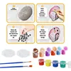 Steine zum Bemalen DIY Set mit 10+2 Steine | Bastelset Produktbild-Vorschau 3