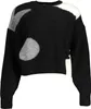 Desigual Damen Langarmshirt Schwarz 22WWJF14_NERO_2000 : Produktbild-Vorschau 1