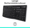 Logitech Tastatur K270 kabellos schwarz Produktbild-Vorschau 19