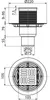 AlcaDrain Bodenablauf 105×105/50/75 mm mit einem Produktbild-Vorschau 2