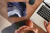 MuchoWow® Mauspad Mousepad Marmor - Lila - Luxus - Produktbild-Vorschau 3