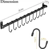 Küchenhalter,Küchen Hängeleiste,Pfannenhalter,Küchenreling Produktbild-Vorschau 6