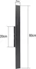 ZMH LED nástěnné světlo vnitřní černé teplé bílé 60 cm 20 W Náhled obrázku produktu 3