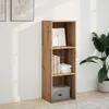 vidaXL Artisan dubová knihovna 40x30x114 cm materiál na Náhled obrázku produktu 3