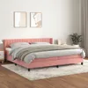 Boxspringbett mit Matratze Rosa 200x200 cm Samt Produktbild-Vorschau 1