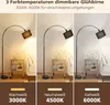 MULISOFT Stehlampe Bogenlampe Dimmbar (12W LED Glühbirne Produktbild-Vorschau 4