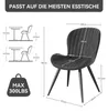 Hawthyhome Esszimmerstühle 2er Set Polsterstuhl mit Produktbild-Vorschau 6
