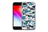 MuchoWow® Handyhülle Schutzhülle Hülle für iPhone 8 Blaues Produktbild-Vorschau 2