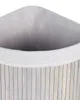 BELIANI Úložný koš světle šedý bambus s víkem koš na prádlo Náhled obrázku produktu 8