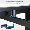SONNI 90x195 cm czarny mat Niewidoczne zawiasy drzwi Podgląd zdjęcia produktu 6