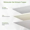 Hiazurm Matratzentopper 90x200, ergonomische Kaltschaum Produktbild-Vorschau 6