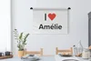 MuchoWow® Wandteppich Wandbehang Ich liebe - Amélia - Produktbild-Vorschau 3