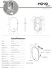 HOKO Miroir de salle de bain LED antibuée Miroir mural Voir les images du produit 20