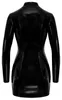 Black Level - Lack Langarm-Minikleid Produktbild-Vorschau 7