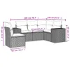 Modulares Gartenmöbel-Set, 5-teilig, mit Stauraum, Produktbild-Vorschau 3