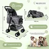 Mobiclinic Pets, składany wózek dla psa, do 15 kg, idealny Podgląd zdjęcia produktu 2