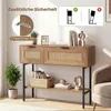 Stolik konsolowy COSTWAY w stylu boho, stolik do Podgląd zdjęcia produktu 7